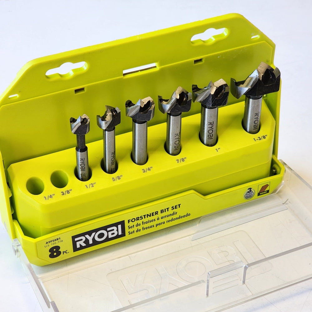 8 Piece Forstner Bit Set 8 Piece Forstner Bit Set